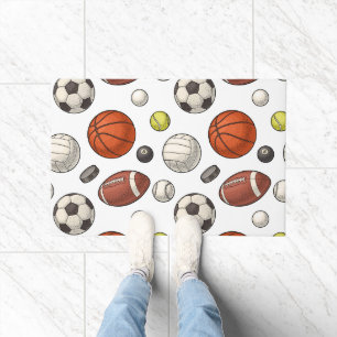 Paillasson Motif d'équipements sportifs