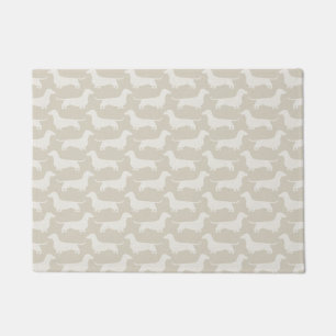 Paillasson Motif des silhouettes de Dachshund  Chiens de Wien