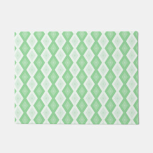 Paillasson Motif diamant vert pomme