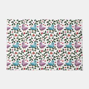Paillasson Motif d'oiseaux colorés