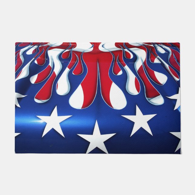 Paillasson Motif du drapeau américain (Devant)
