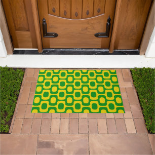 Paillasson Motif du trottoir d'Ipanema, Motif de plage, Brési