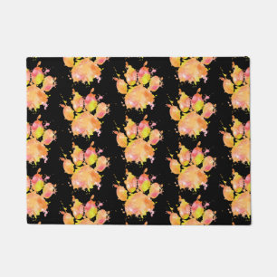 Paillasson Motif Empreinte de patte de l'Aquarelle