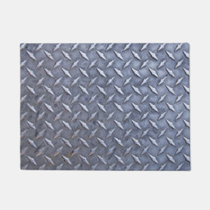 Paillasson Motif en acier de plat de diamant
