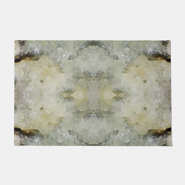 Paillasson motif en marbre Abstrait (Devant)