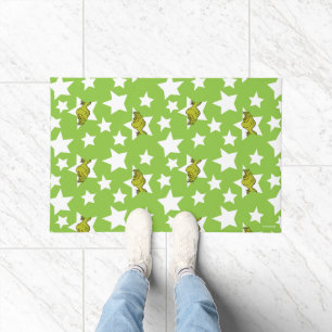 Paillasson Motif étoile avec le Grinch qui regarde