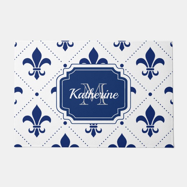 Paillasson motif Fleur-De-lis (Devant)