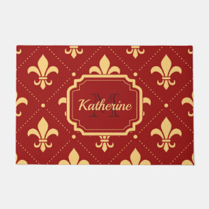 Paillasson Motif Fleur-de-lis