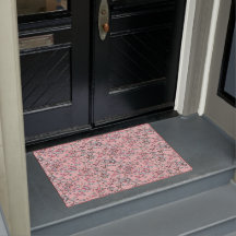 Motif floral rose vif élégant