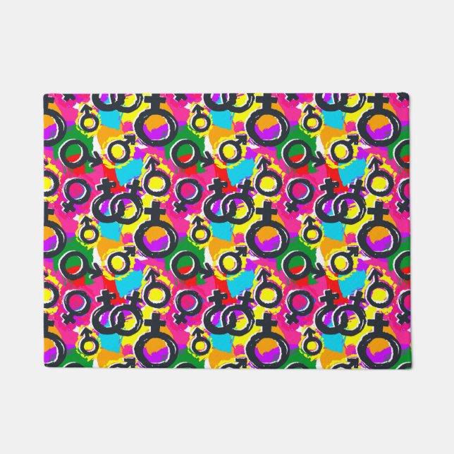Paillasson Motif Gay pride de Neon (Devant)