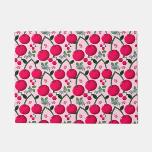 Paillasson Motif joli cerise, Fruit Kawaii brillant