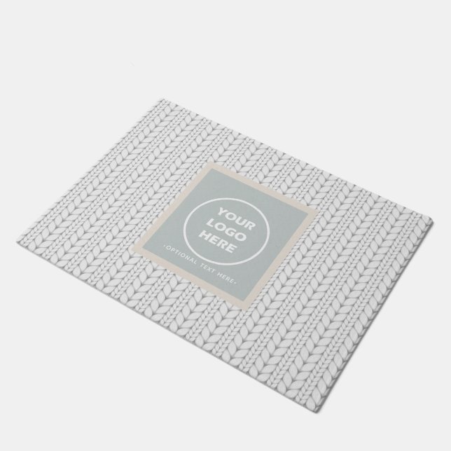Paillasson Motif Kits Moderne Main Professionnelle Fabriquée (Incliné)