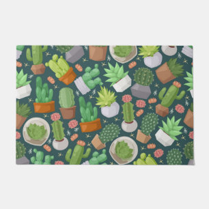 Paillasson motif plante