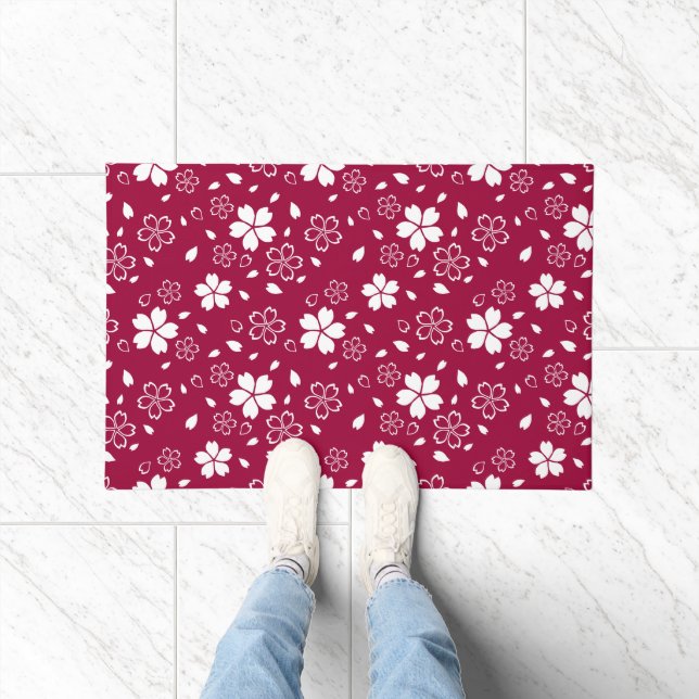Paillasson Motif Red Sakura (Intérieur)