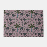 Motif sans couture Les animaux tropicaux sauts de