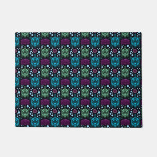 Paillasson Motif Tortue de Mer & Fleur de Lotus 