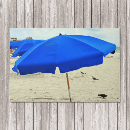 Paillasson Mouettes Parapluies Dans Le Sable