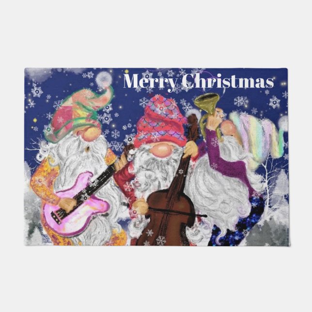 Paillasson Musique Gnome Noëls (Devant)
