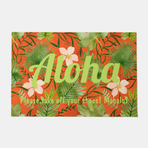 Paillasson Nalani Hawaiian Tropical Garden Coral