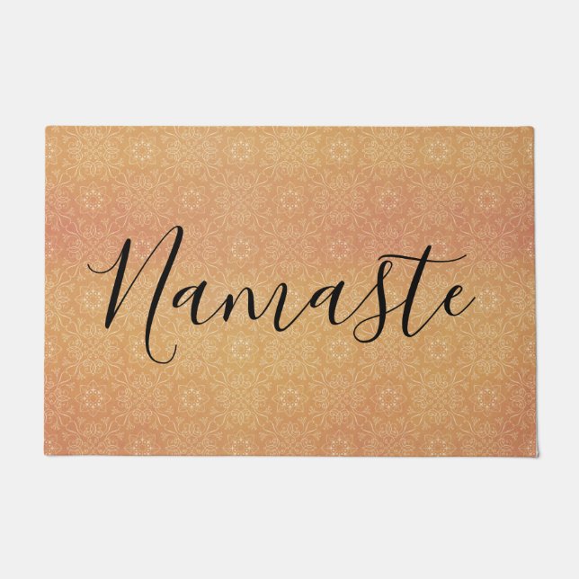 Paillasson Namaste Indian Summer Mandala Copper (Devant)