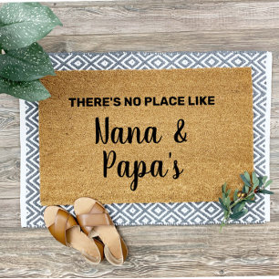 Paillasson Nana Papa grands-parents personnalisés Bienvenue