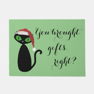 Paillasson Natte de chat de mod Père Noël