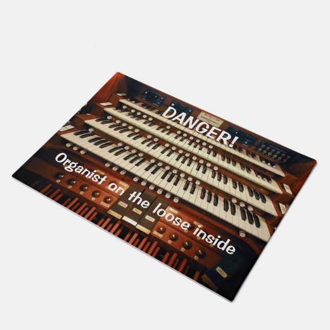 Paillasson Natte de console d'organe d'amusement (Incliné)