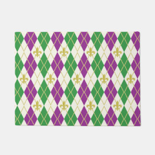 Paillasson Natte de Jacquard de mardi gras