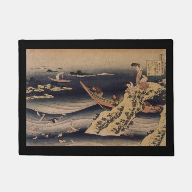 Paillasson Natte de pêcheur d'ormeau de Sangi Takamura (Devant)
