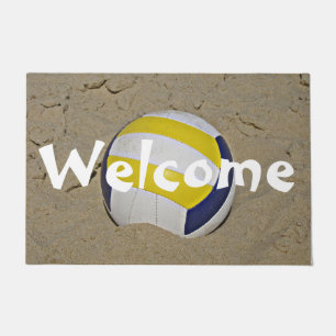 PAILLASSON NATTE DE PHOTO DE VOLLEYBALL DE PLAGE