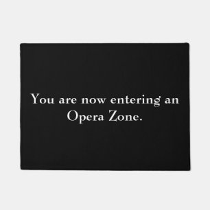 Paillasson Natte "de zone d'opéra"