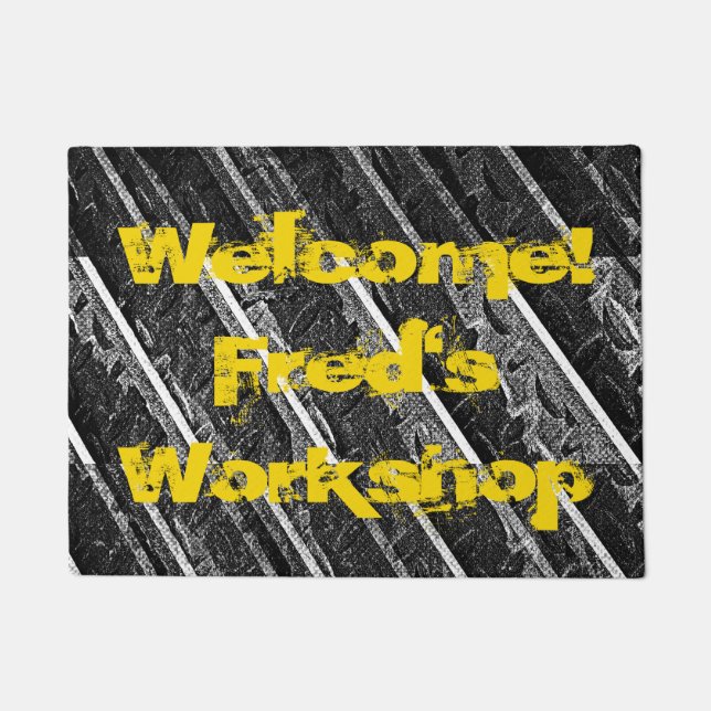 Paillasson Natte FAITE SUR COMMANDE industrielle de caverne (Devant)