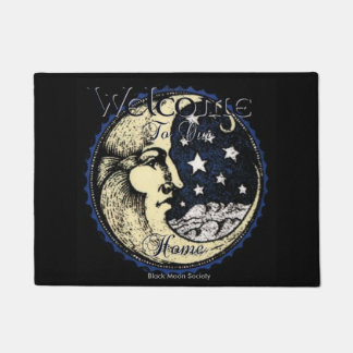 Paillasson Natte noire de société de lune