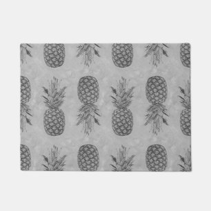 Paillasson Nattes grises de motif d'ananas