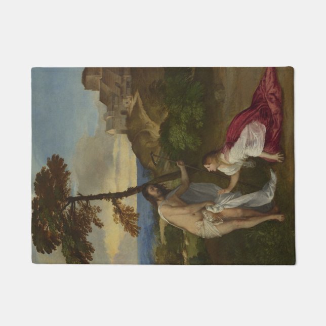 Paillasson Ne me touchez pas (par Titian) (Devant)
