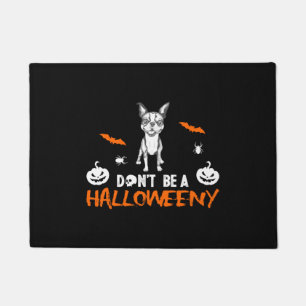 Paillasson Ne pas être Halloweeny Boston Terrier