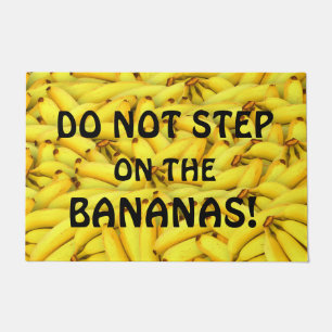 Paillasson NE PAS MARCHER SUR LES BANANAS Funny Bananas Impri