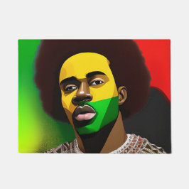 Paillasson Neige Bruh hiver Noir Roi Melanin JunetMen