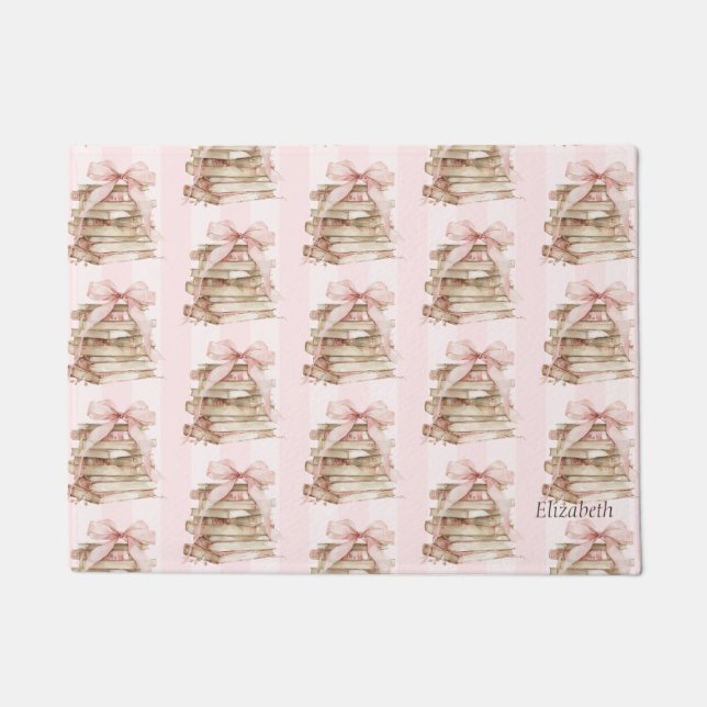 Paillasson New Chapter Pink Bow Stripes (Devant)