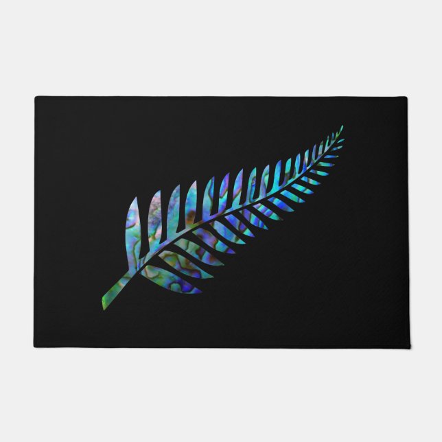 PAILLASSON NEW ZEALAND FERN SIMPLE PAUA (Devant)