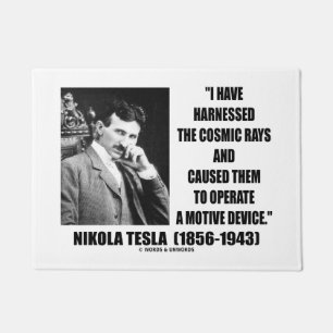 Paillasson Nikola Tesla a armé le dispositif de rayonnements