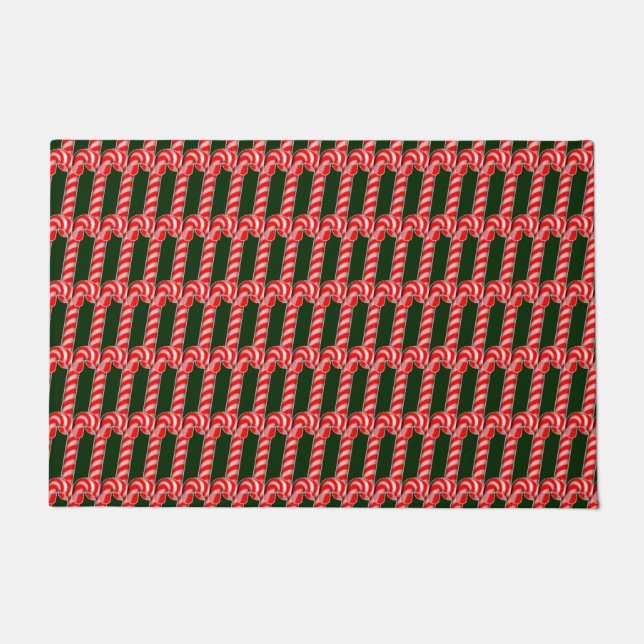 Paillasson Noël, 24 pouces x 36 pouces, Porte (Devant)