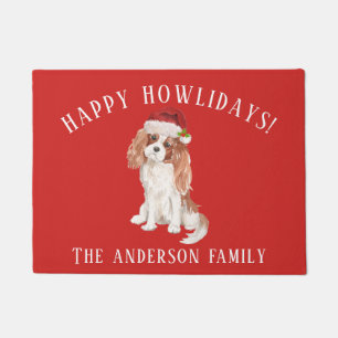 Paillasson Noël Cavalier King Charles Spaniel