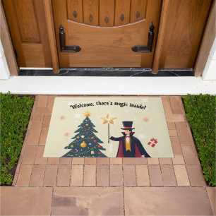 Paillasson Noël et le Mat de Bienvenue du Magicien