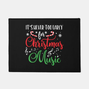 Paillasson Noël Mignonne Noël Carol Gite Musique Amant Cadeau