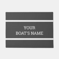 Nom de bateau personnalisé Mat à quai