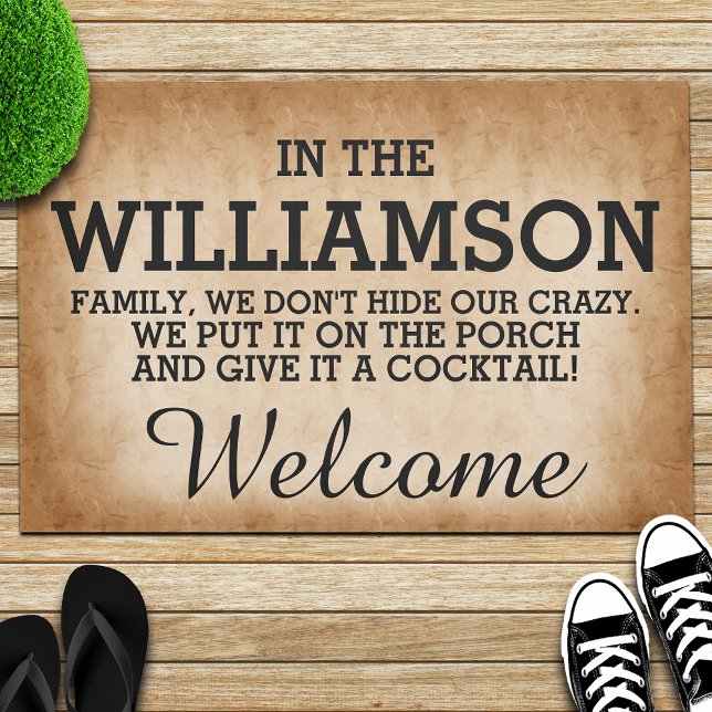 Paillasson Nom de famille amusant (Créateur téléchargé)