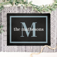 Nom de famille et monogramme de Black & Slate