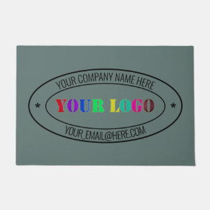 Paillasson Nom du logo de votre entreprise Texte Bureau perso