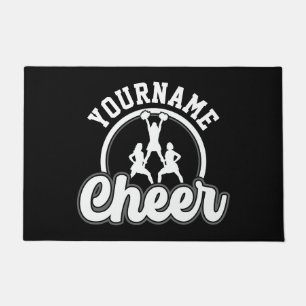 Paillasson NOM personnalisé Cheer Team Varsity Pom-pom girl